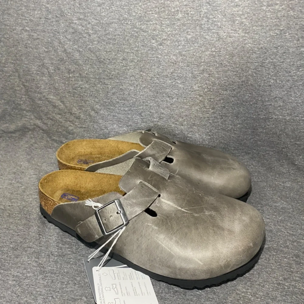 Birkenstock Boston Clogs Oiled Leather Sandals - Picture 3 of 7